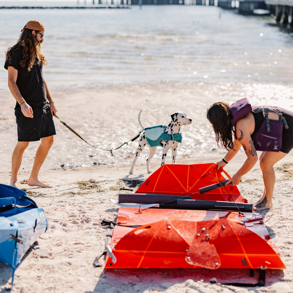 Folding Kayak | Pro Hard-Shell | 2-minute Set-up | Foldable, Portable Kayak