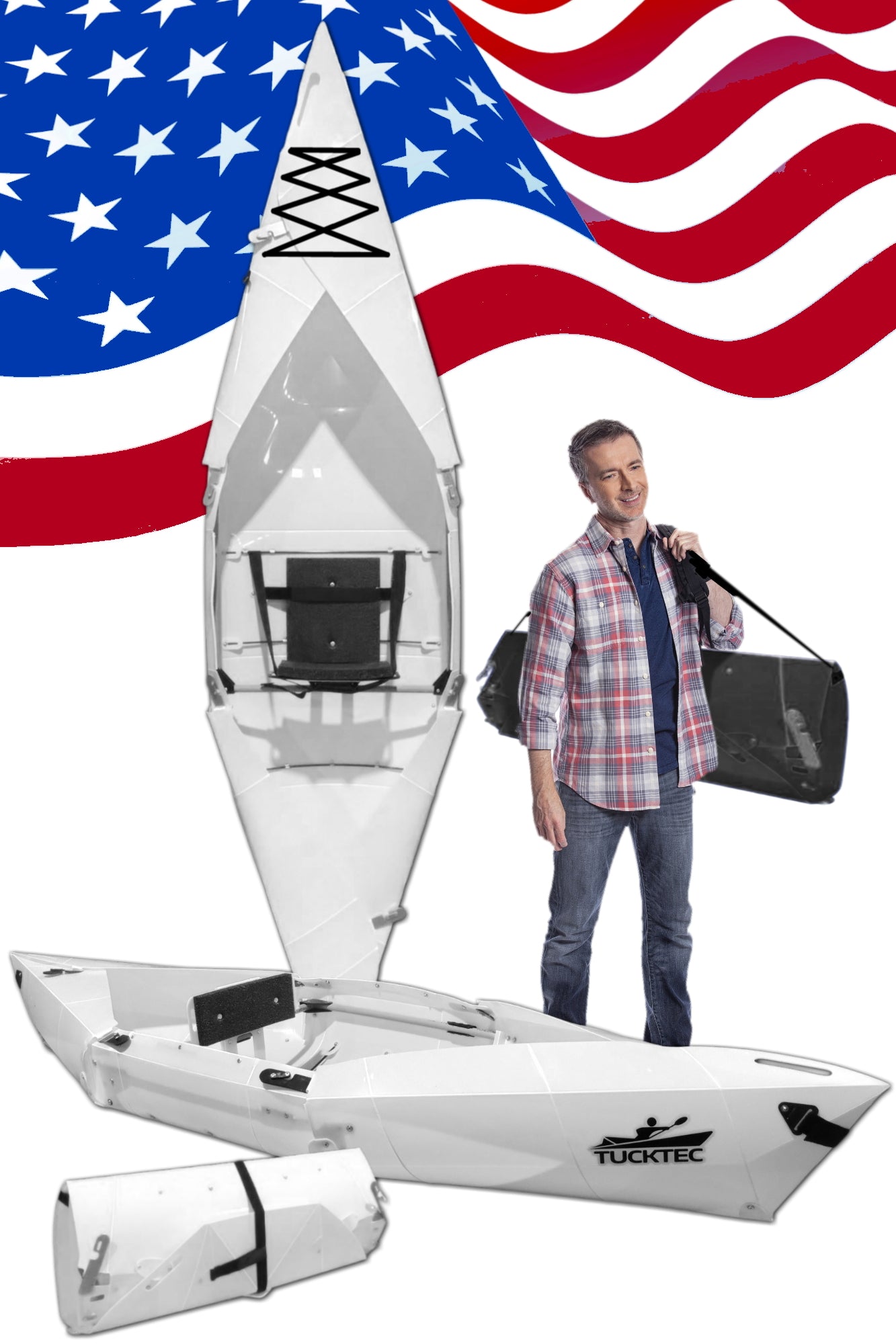 Folding Kayak | Pro Hard-Shell | 2-minute Set-up | Foldable, Portable Kayak