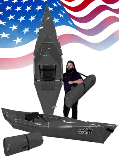 BLACK FRIDAY! Folding Kayak | Pro Hard-Shell | 2-minute Set-up | Foldable, Portable Kayak