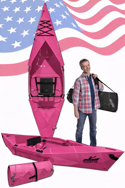 Folding Kayak | Pro Hard-Shell | 2-minute Set-up | Foldable, Portable Kayak