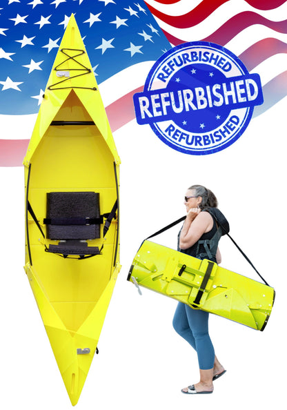 Like New - Tucktec Folding Kayak | Solid Hard-Shell foldable | 2 minute assembly